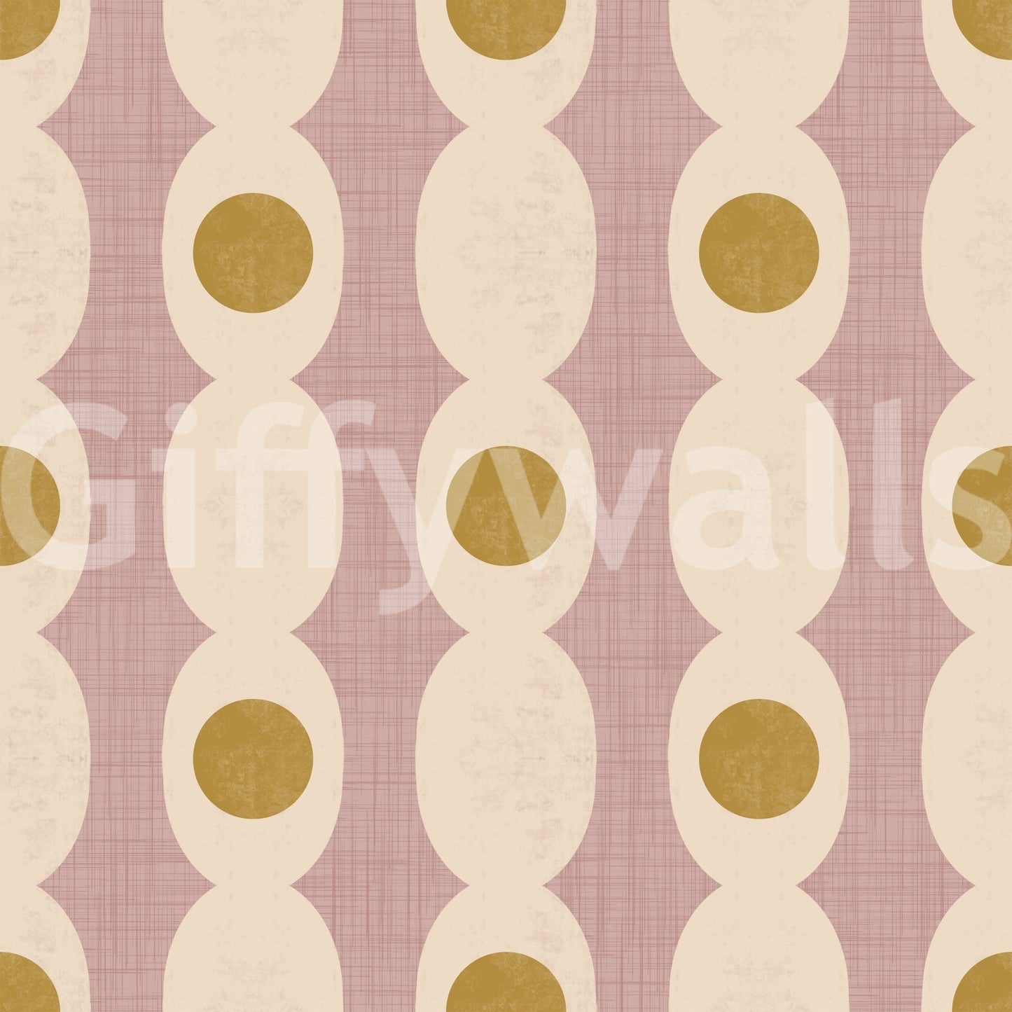 Artistic ovals Linked Mod Wallpaper⁠ print panel