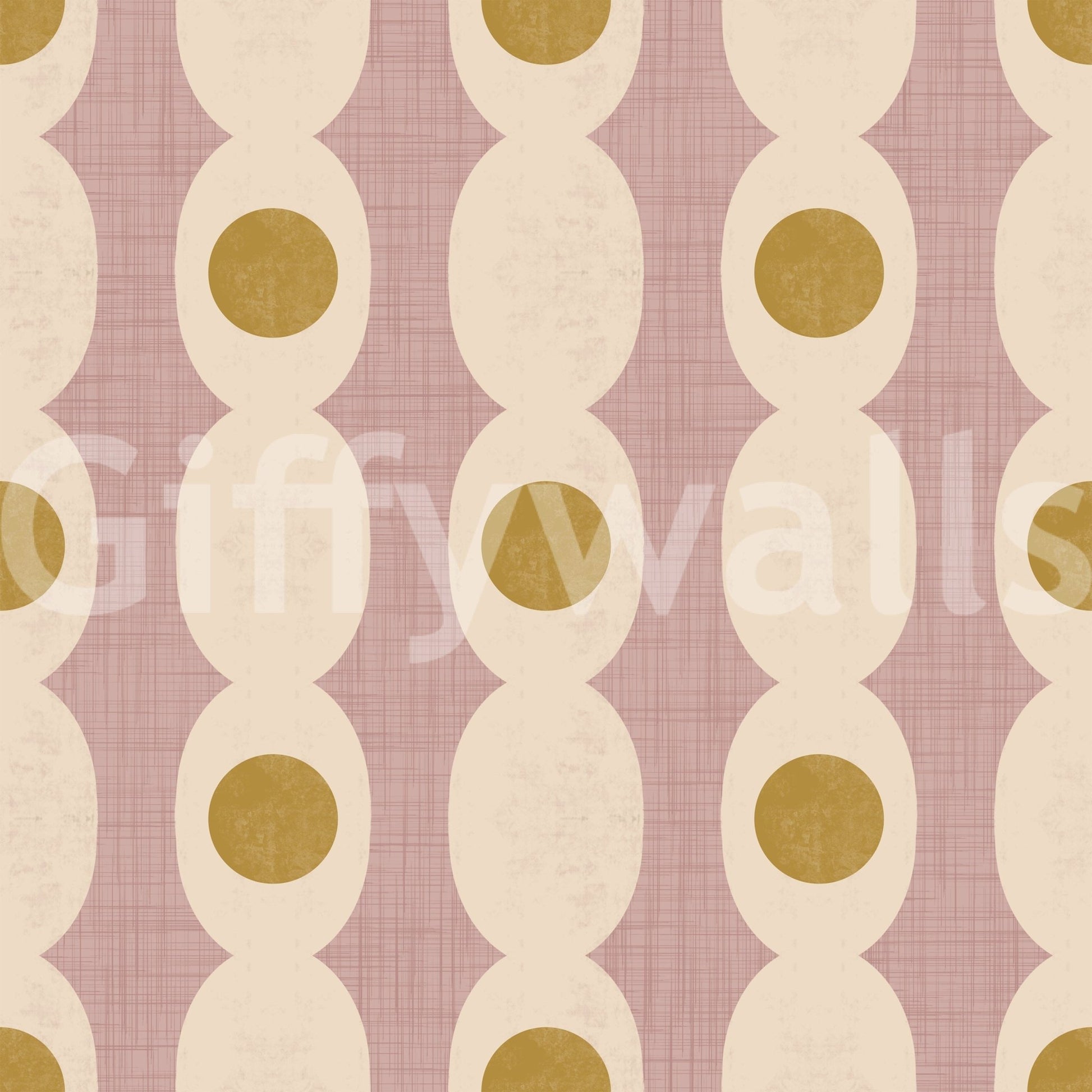 Artistic ovals Linked Mod Wallpaper⁠ print panel