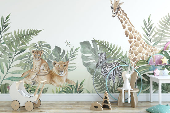 Lioness Animals Textured Wallpaper Murals - Giffywalls A616
