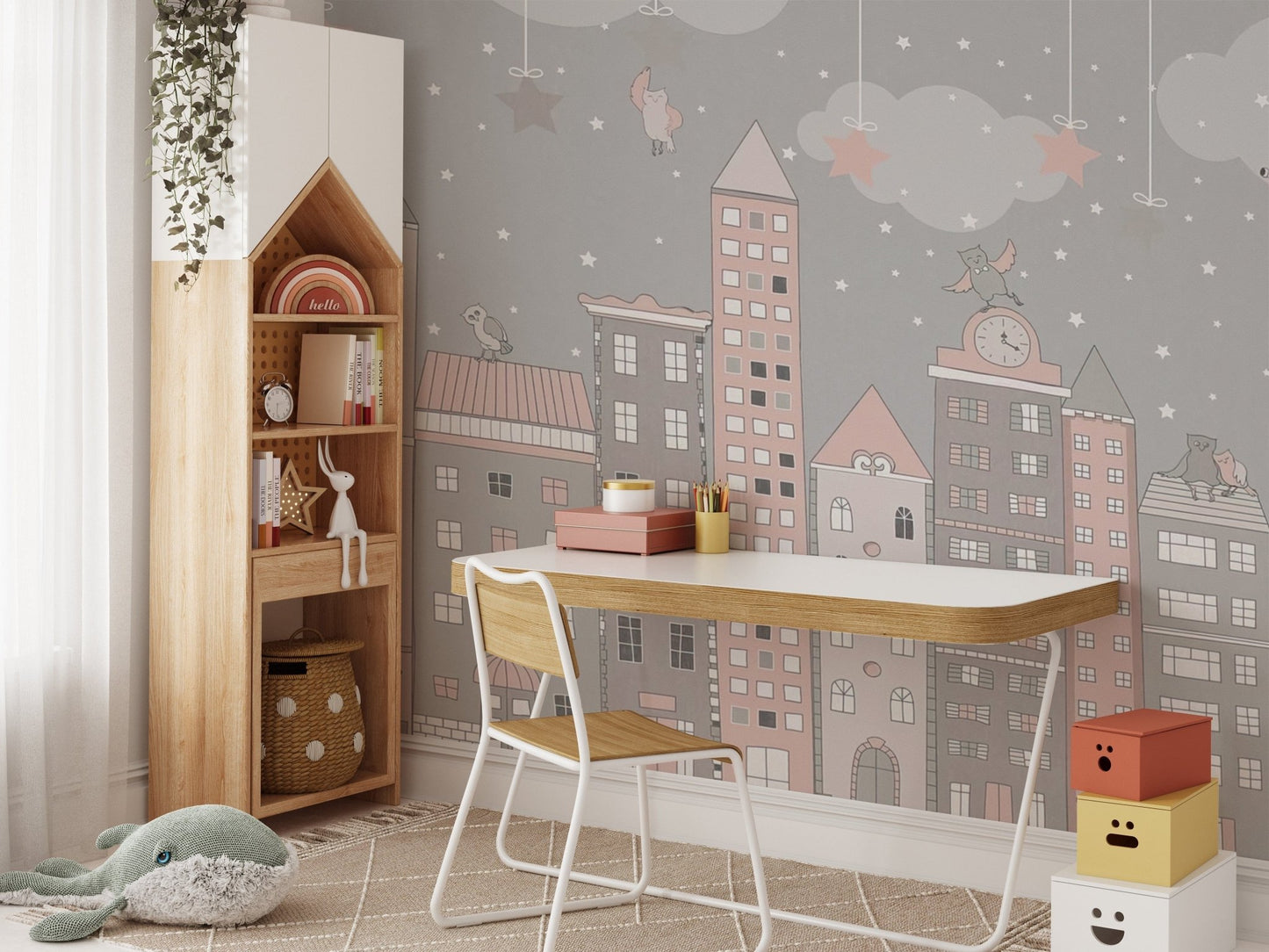 Urban Sketch Art Wallpaper Mural
 B505