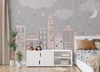 Minimalist City Drawing Wall Decor
 B505