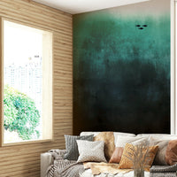 The mural covers a significant wall area.
