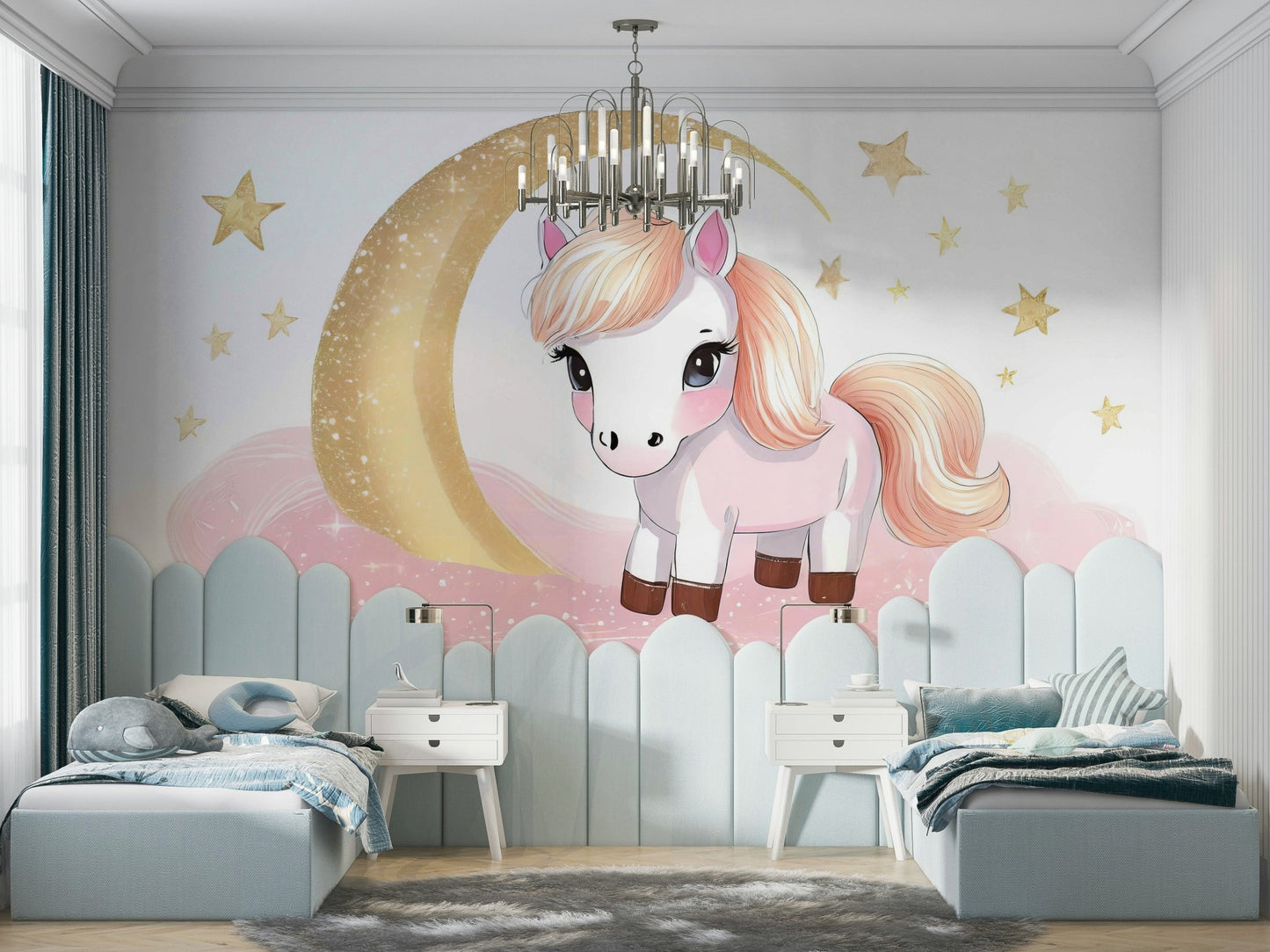 Little Star Pony wall art for playful bedrooms

