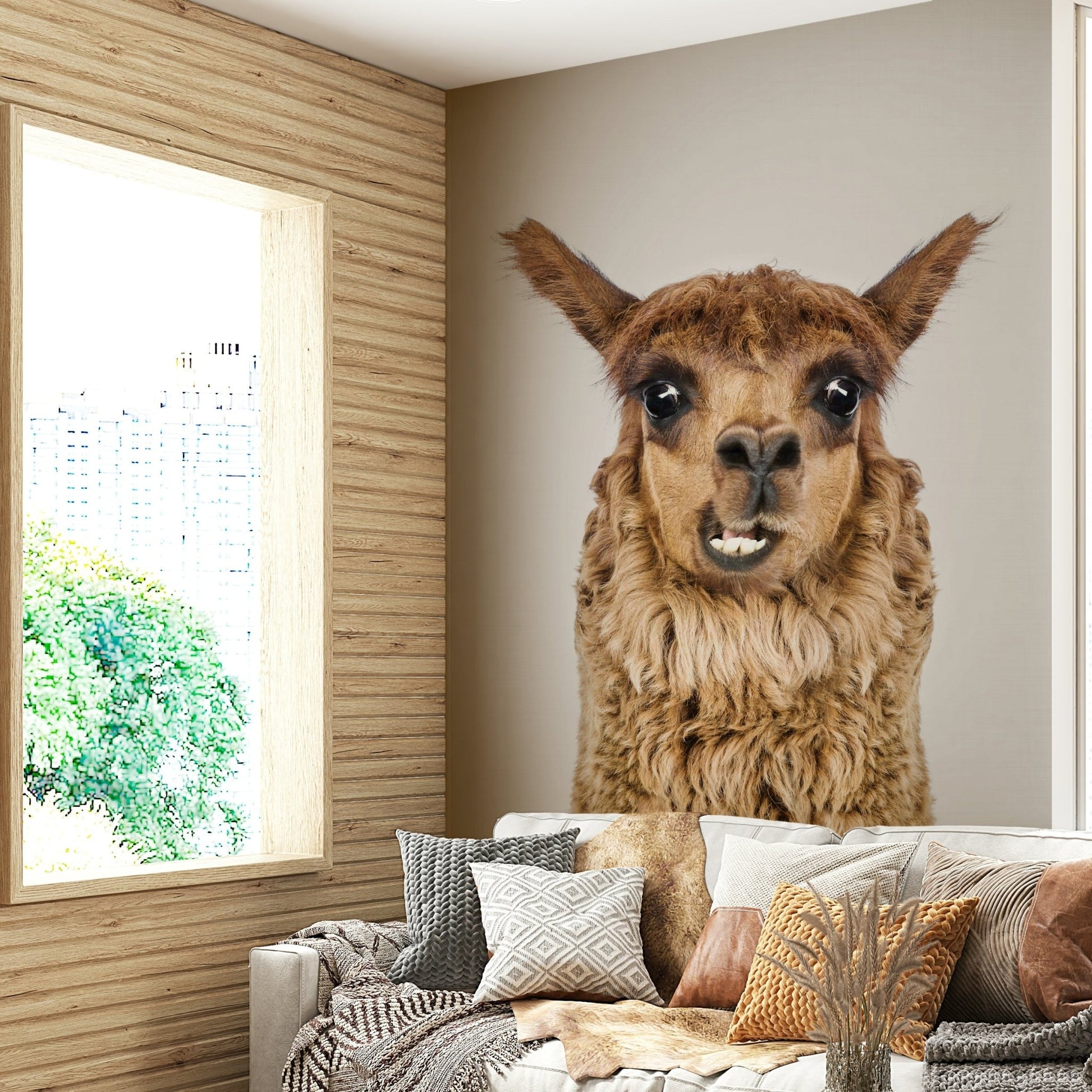 Wall decor evoking happiness and a love for animals.


