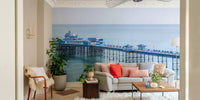 Sense of serene coastal beauty.

