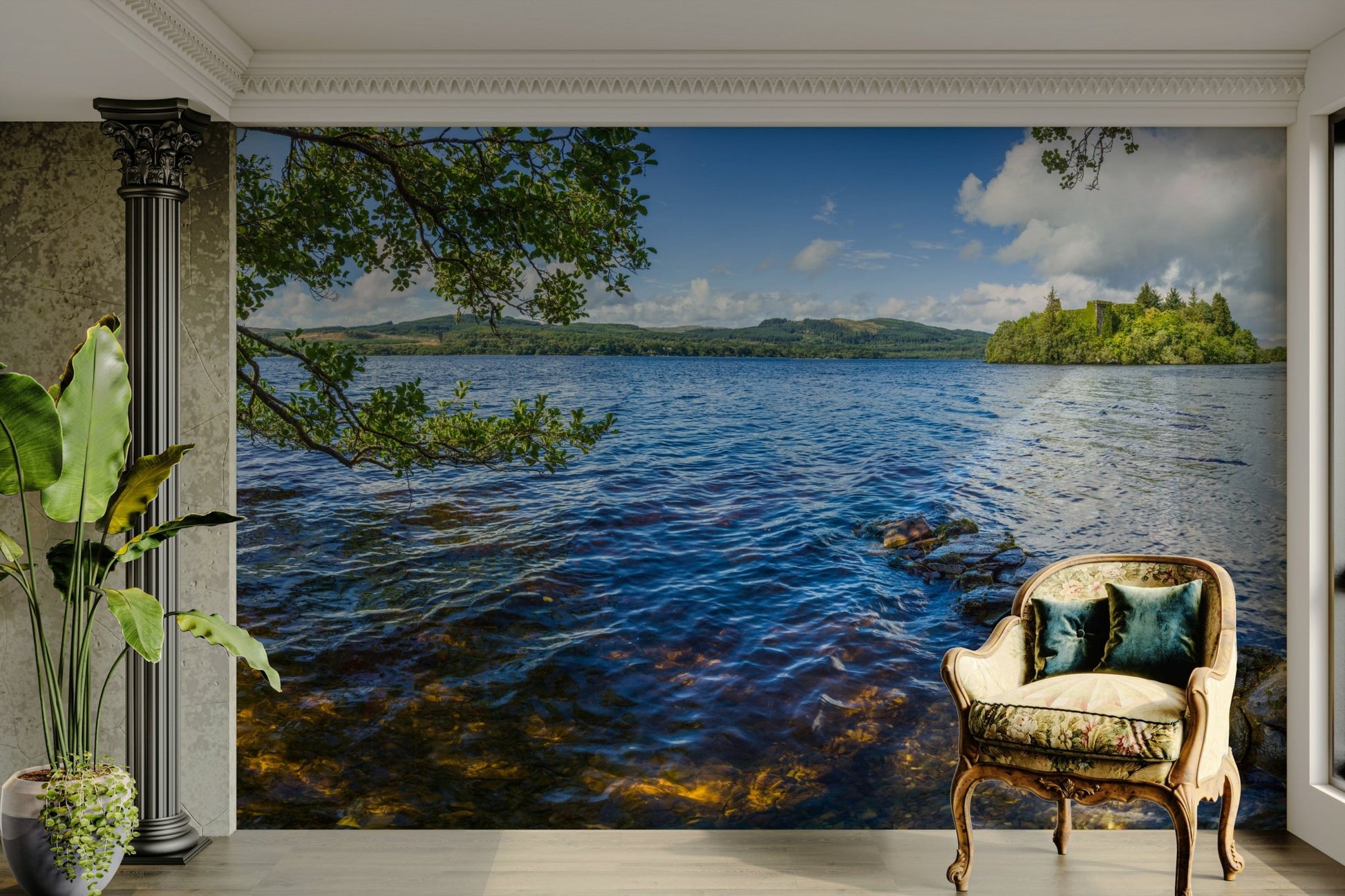 The feeling is one of quiet, natural beauty.

