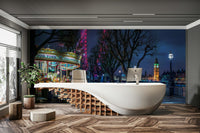 Evening in London wall design

