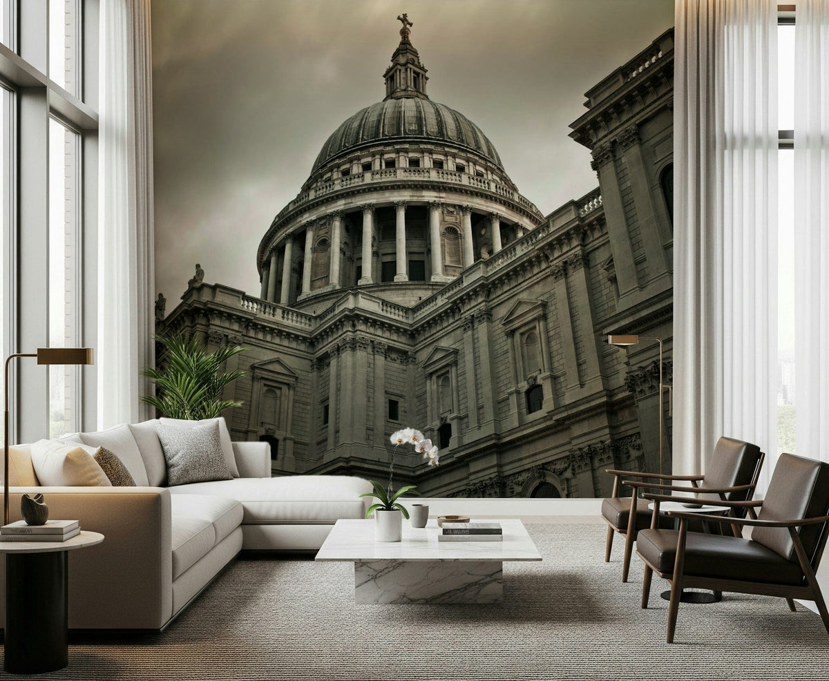 Classic architecture wallpaper for a minimalist feature wall., GD7715