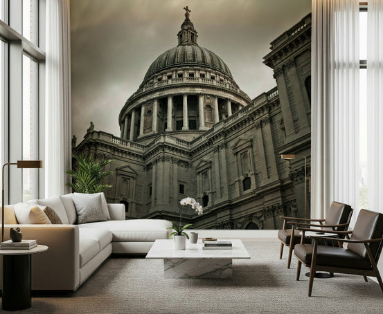 Classic architecture wallpaper for a minimalist feature wall., GD7715