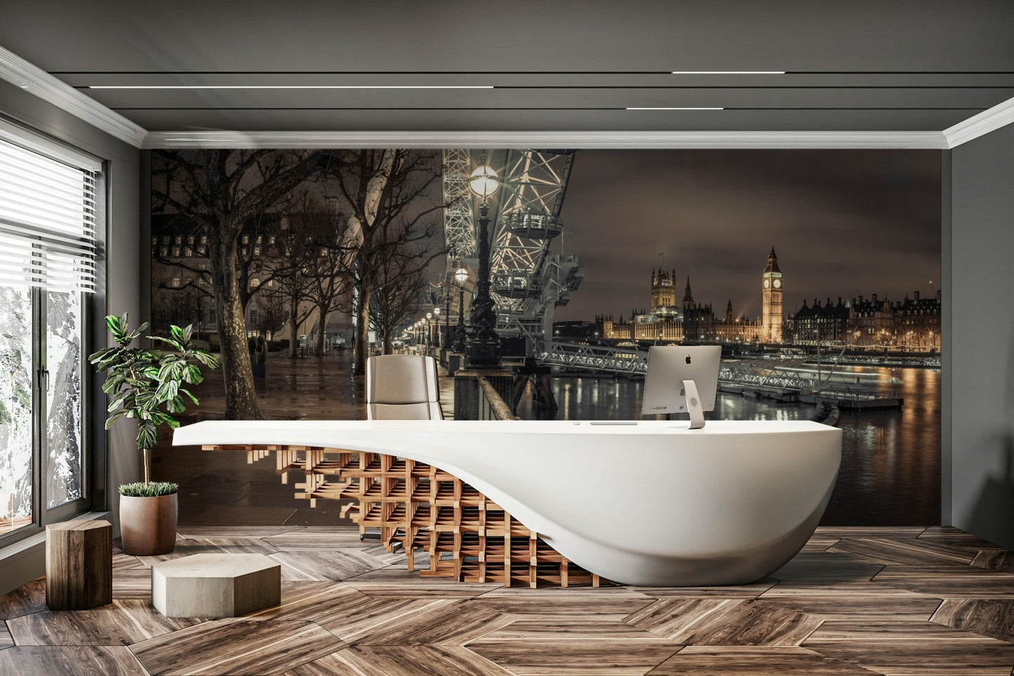 Serene London wall art for modern interiors

