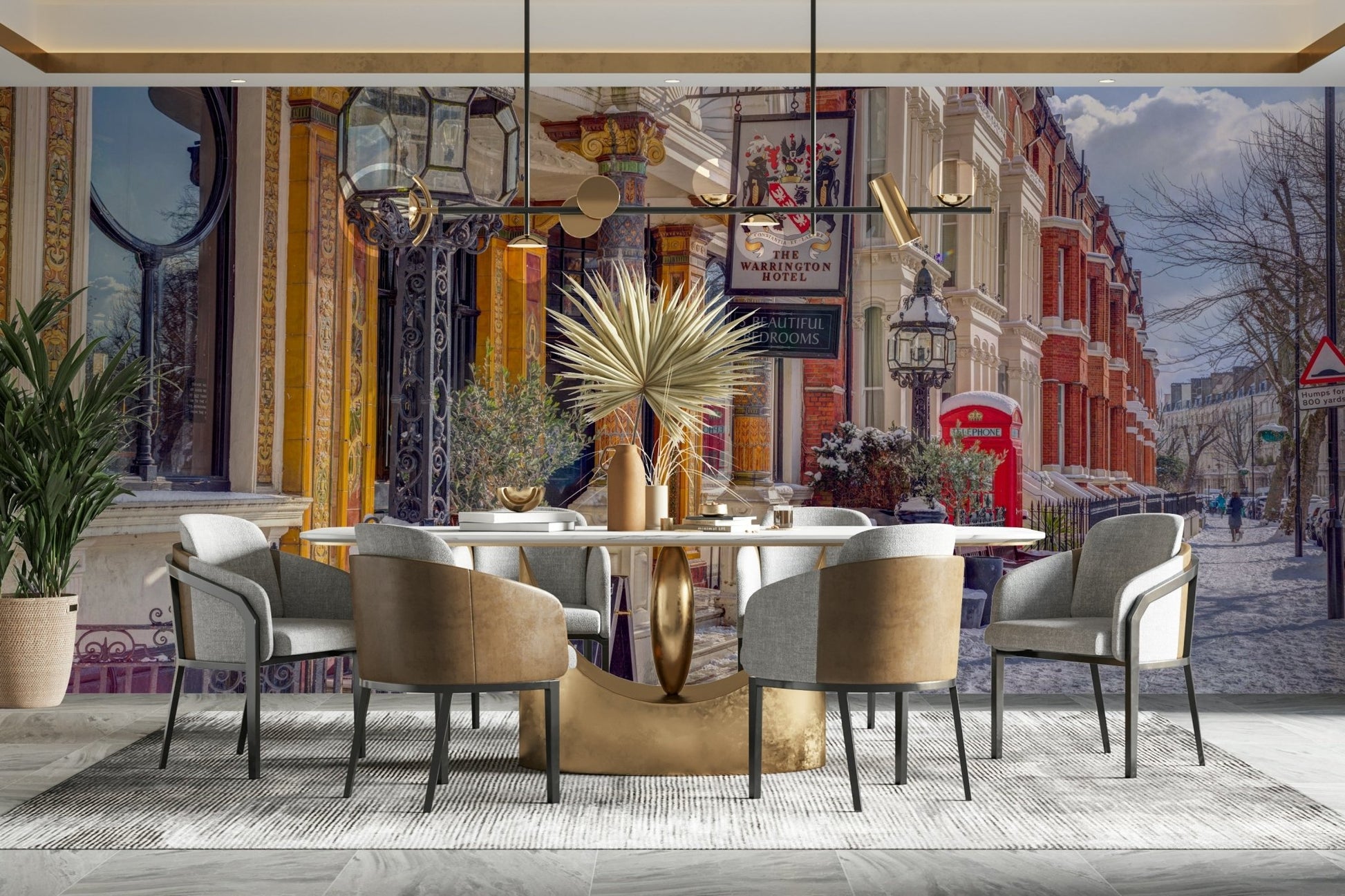 Tranquil and inviting atmosphere.

