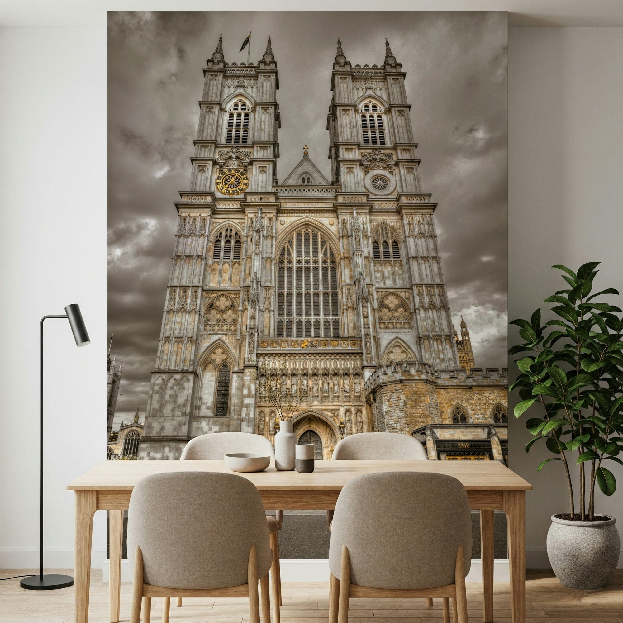 Industrial style wall mural in a creative studio space., GD7765