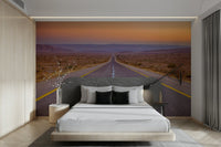 Nature-inspired highway mural for peaceful spaces.

