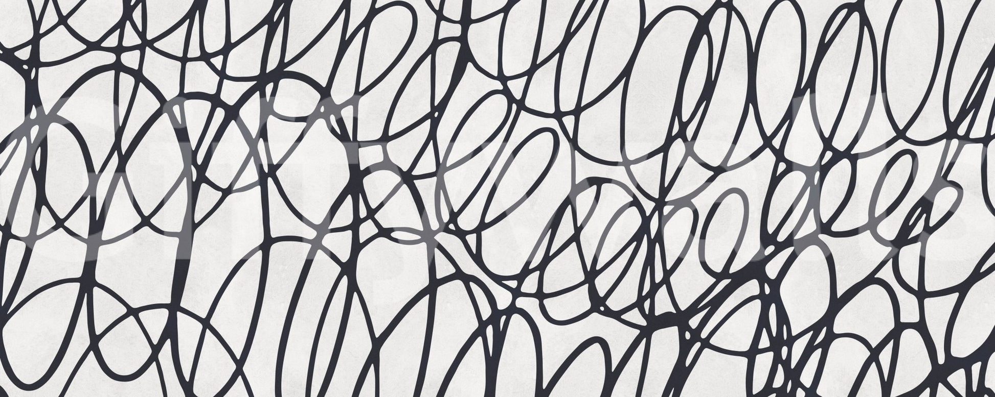Contemporary Loop Lines wallpaper mural striking minimal artistic feature.