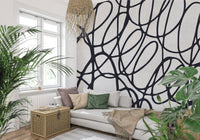 Loop Lines wallpaper for walls bold energetic motion inspired appearance.