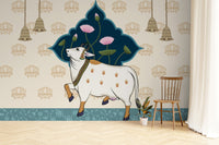 Spiritual Pichwai Indian Art Wallpaper