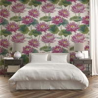 A large-scale botanical art print.

