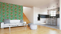Natural lotus leaf mural wallpaper

