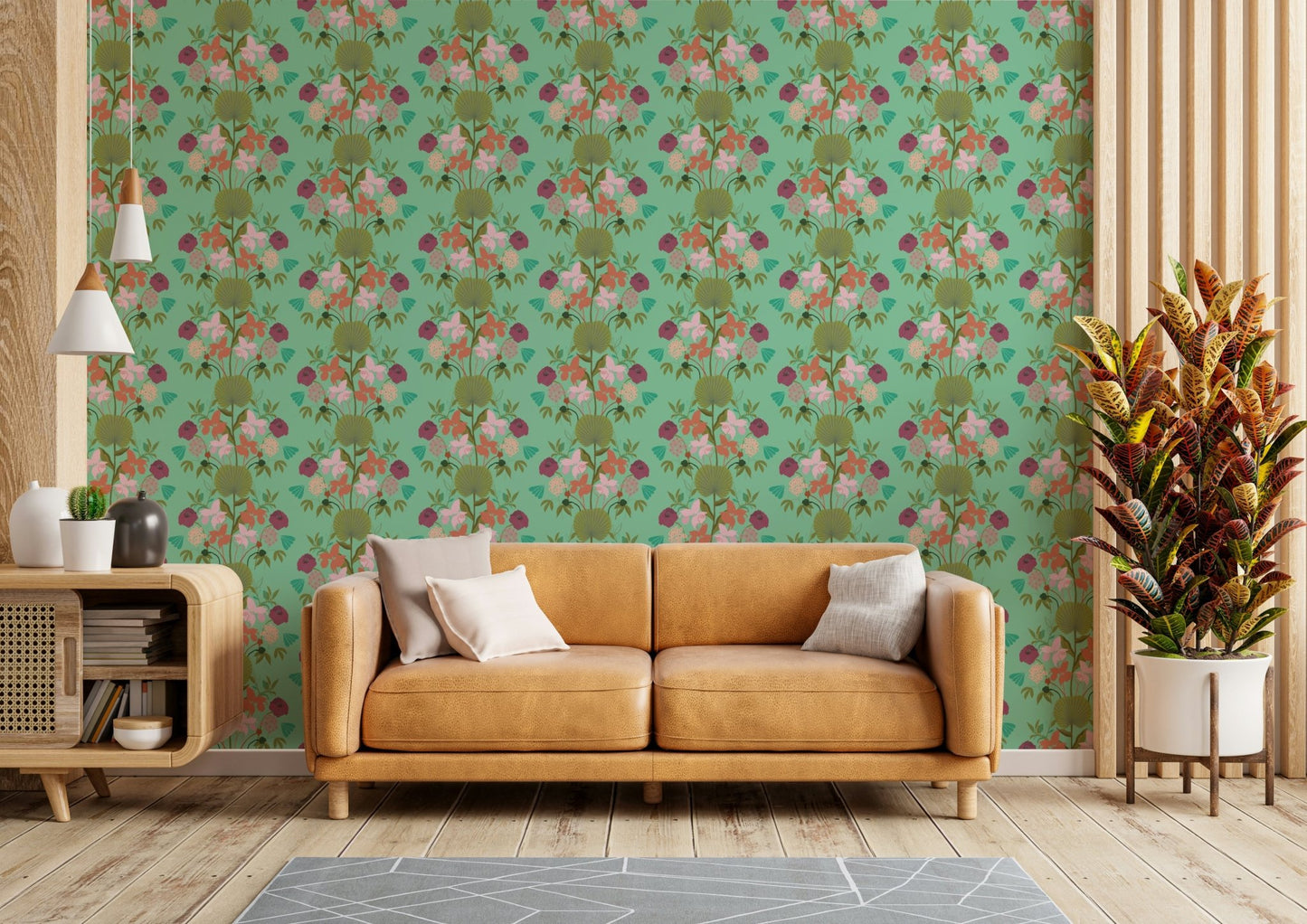 Soothing nature-inspired wallpaper


