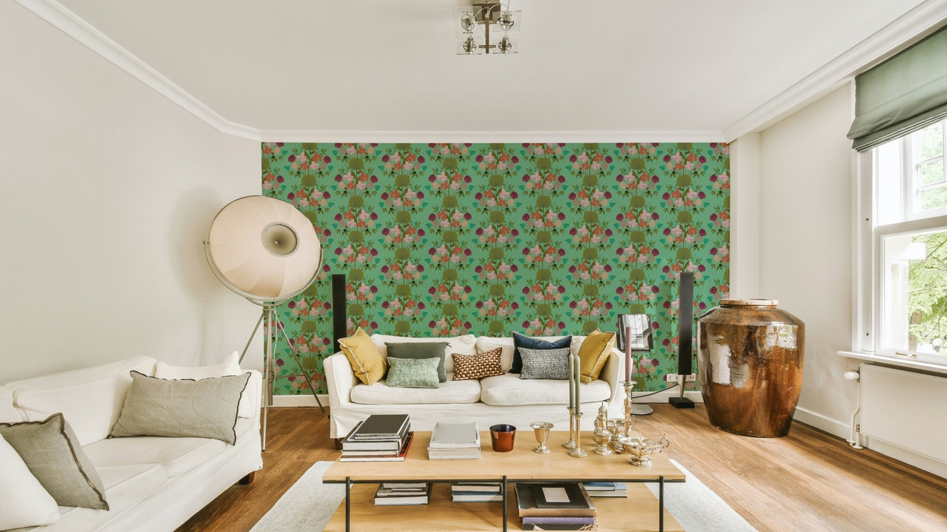 Lotus Leaf wall mural

