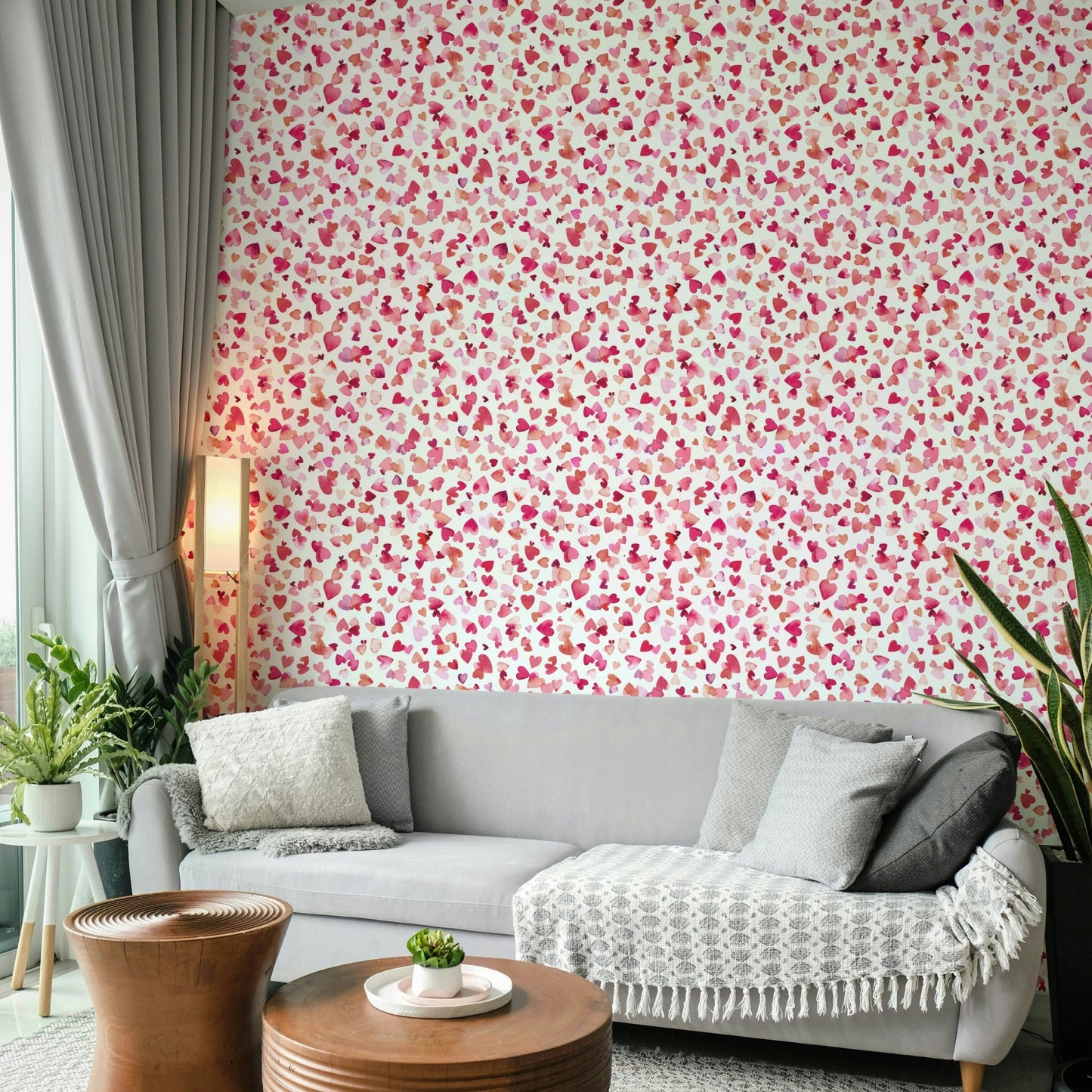 Cute hearts wallpaper for walls

