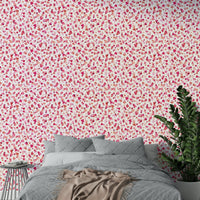 Joyful heart print mural design

