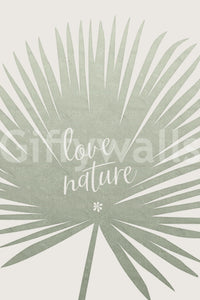 Leafy wall mural wallpaper


