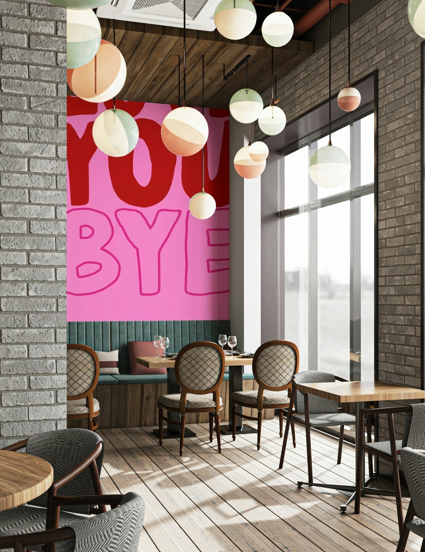 Playful and charming aesthetic.

