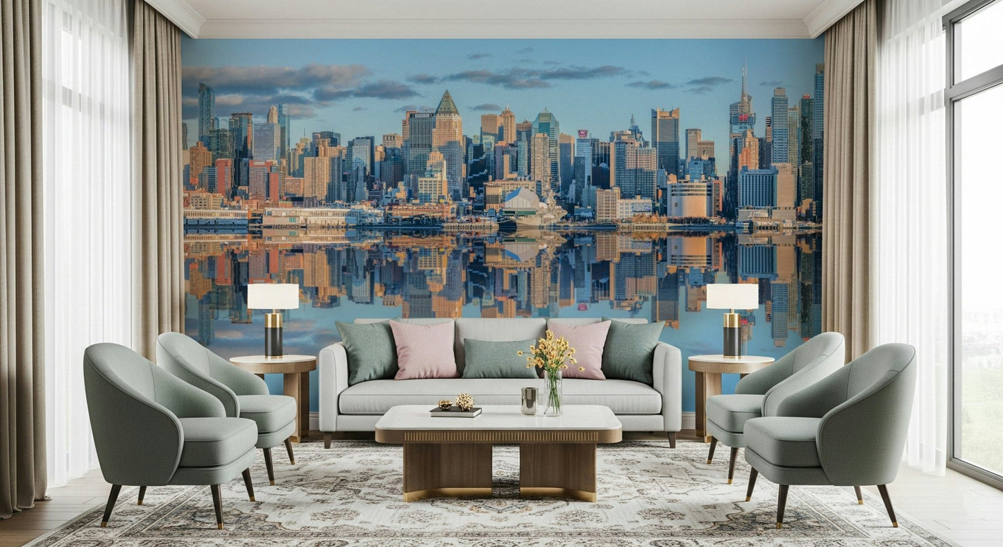 Lower Manhattan skyline Wall Mural