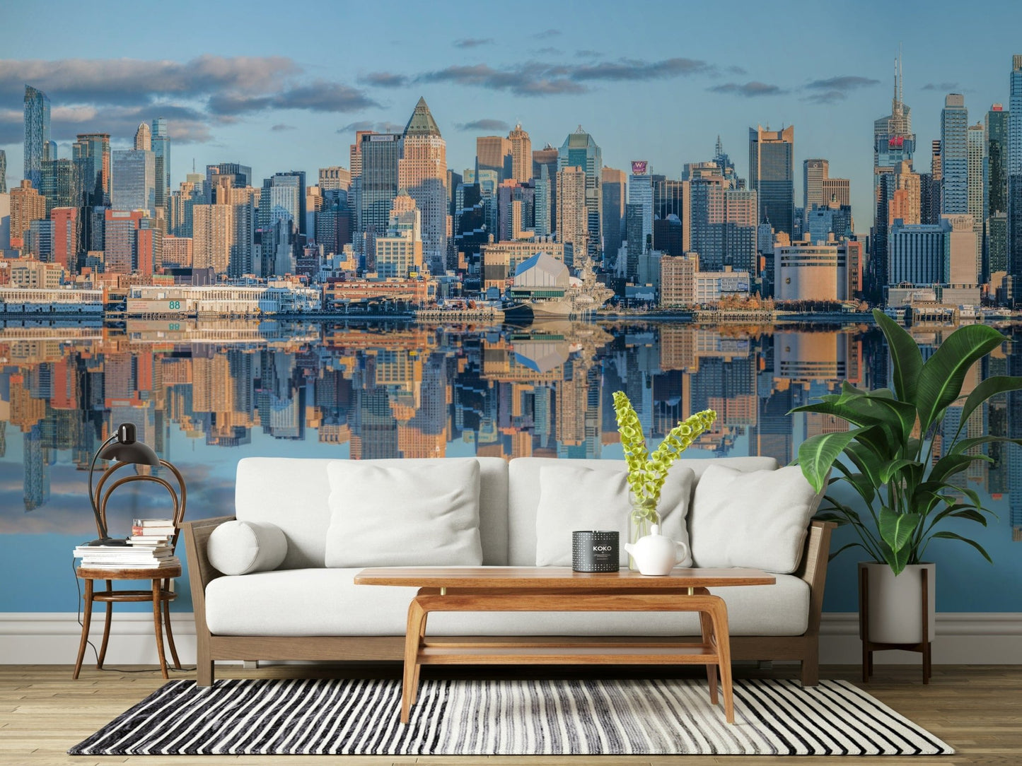 Lower Manhattan skyline Wall Mural