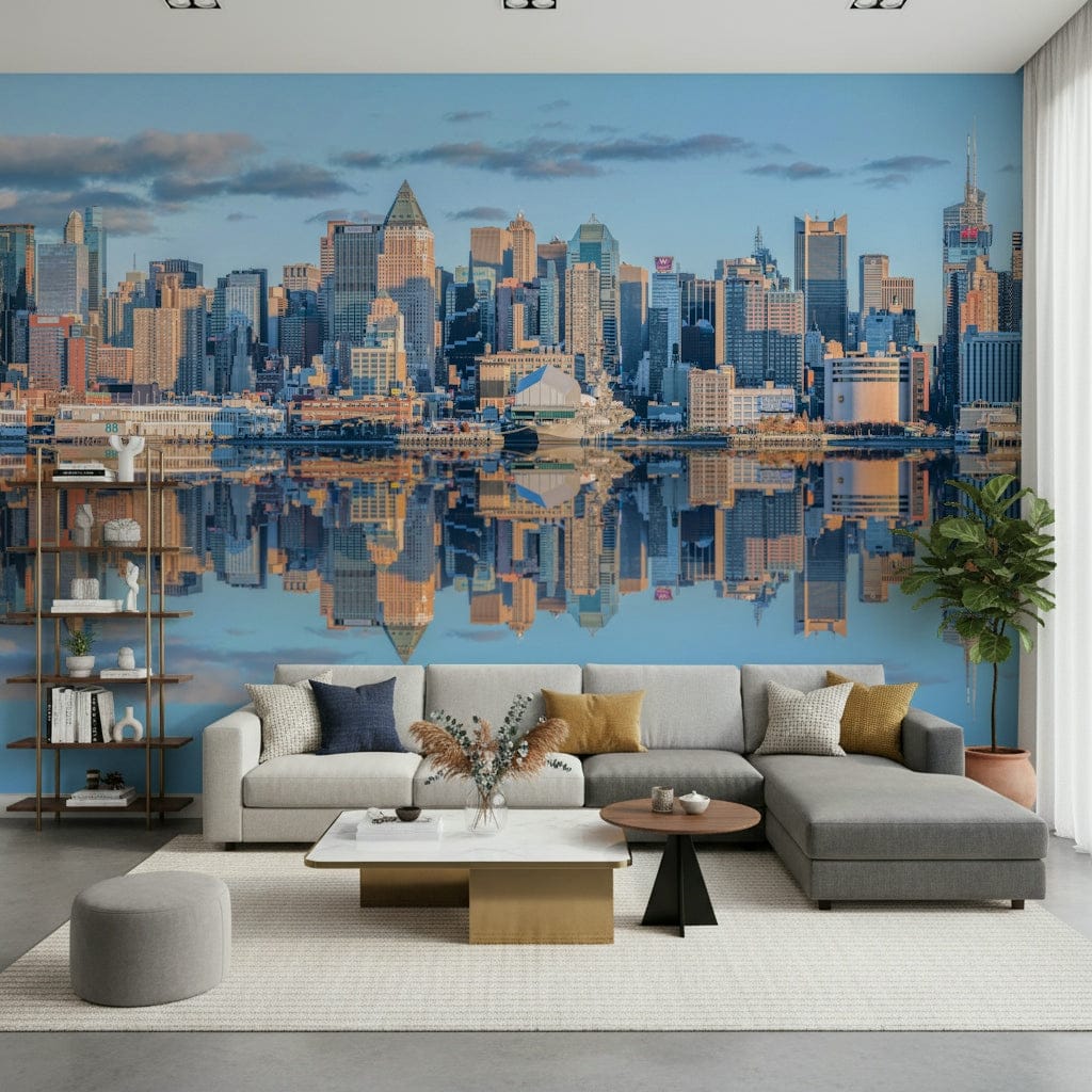 Lower Manhattan skyline Wall Mural