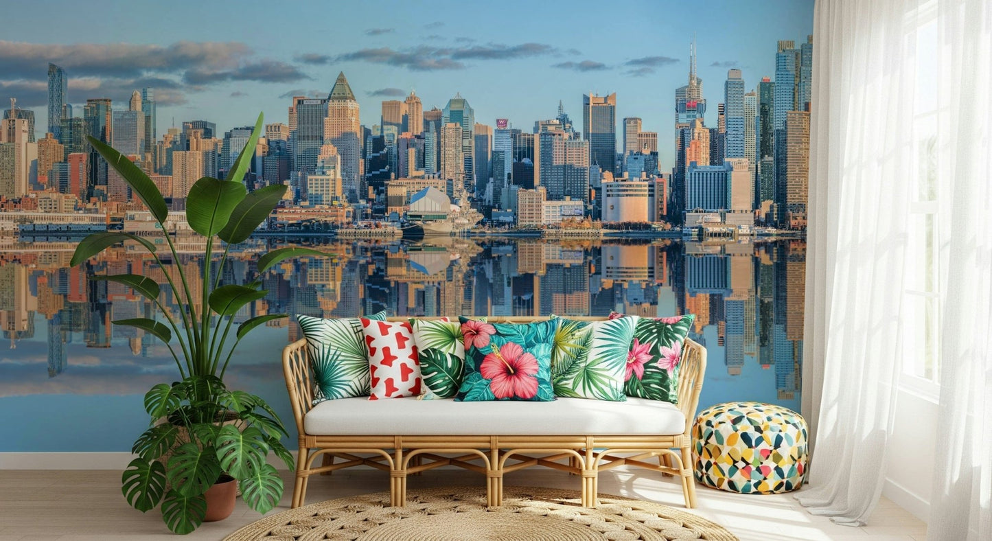 Lower Manhattan skyline Wall Mural