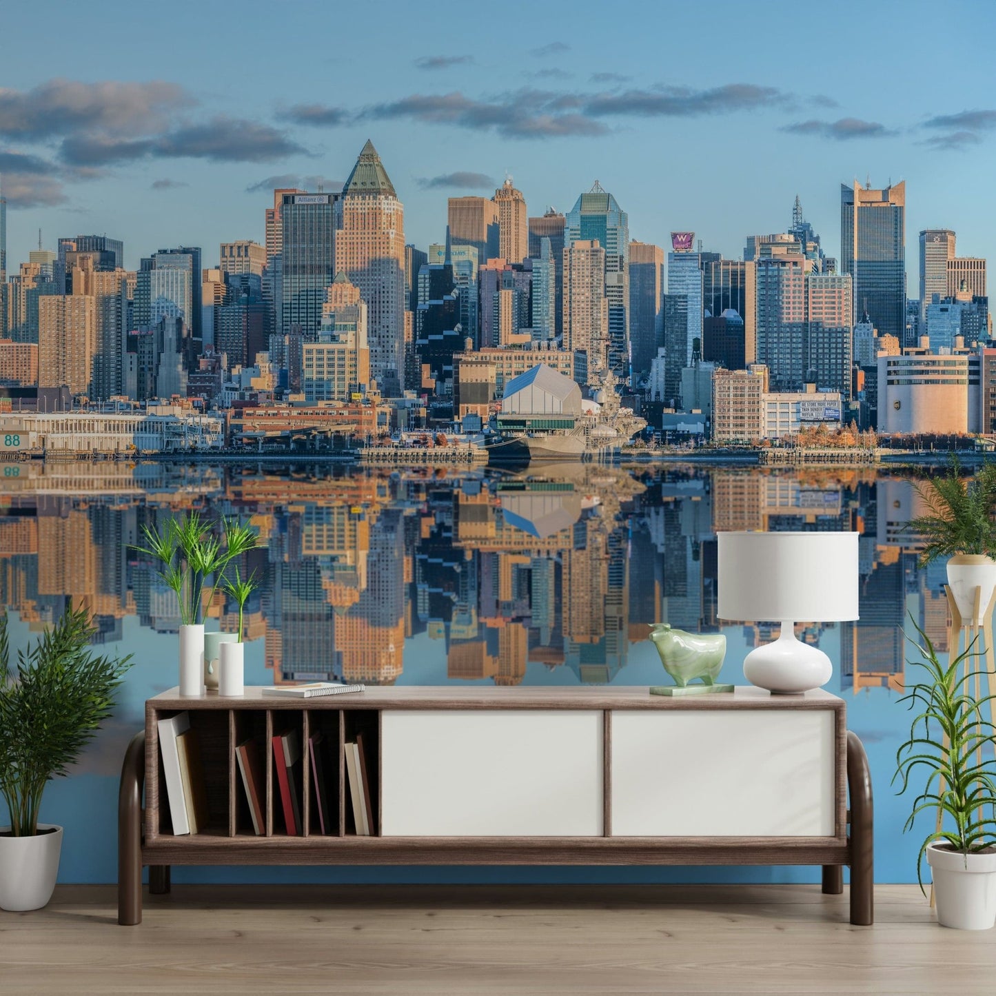 Lower Manhattan skyline Wall Mural