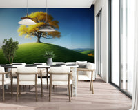 Lucent Tree wall mural wide view