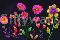 A high-quality serene flower wall mural for walls.