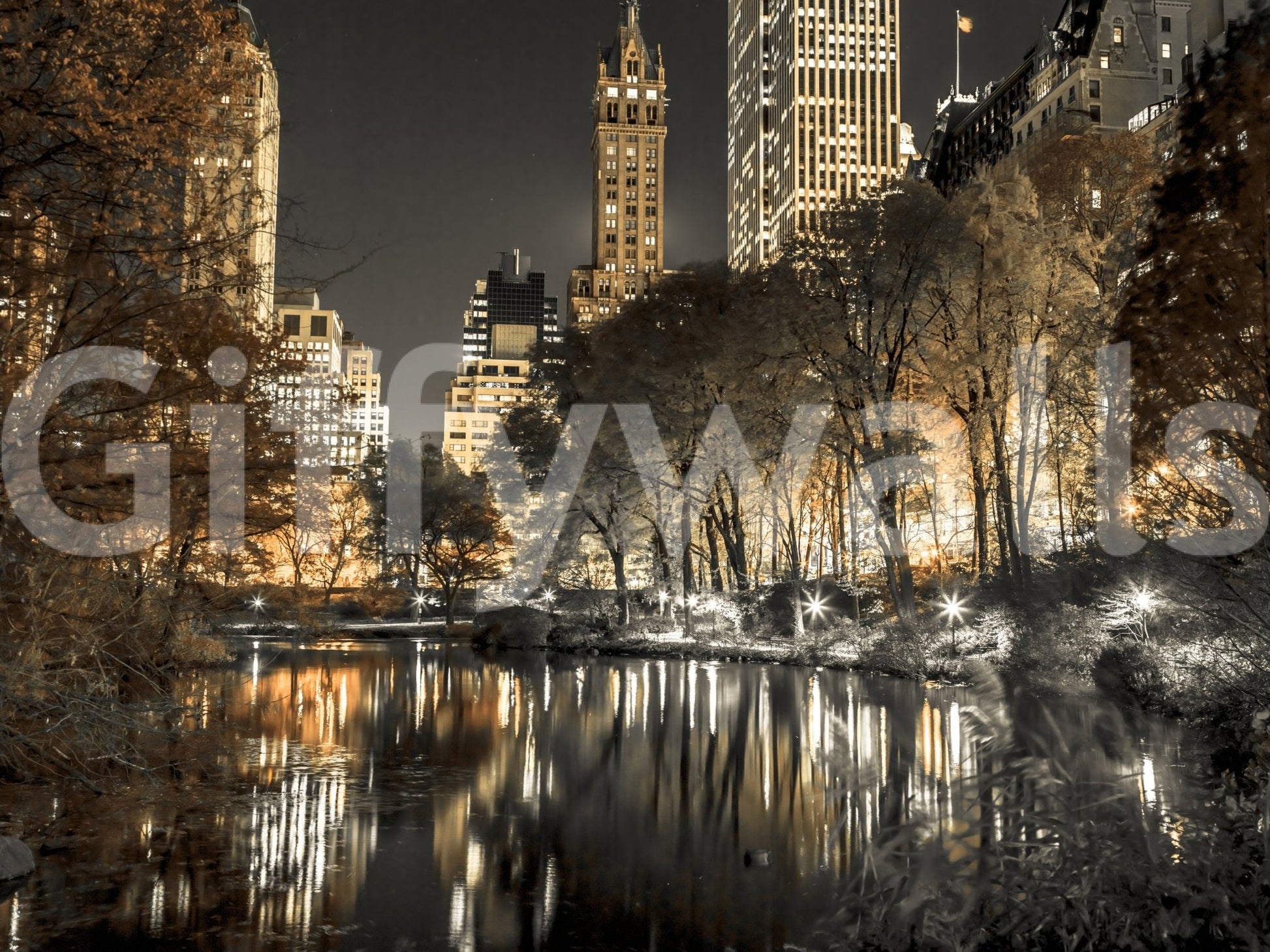 Luminous cityscape design offering a unique, peaceful environment

