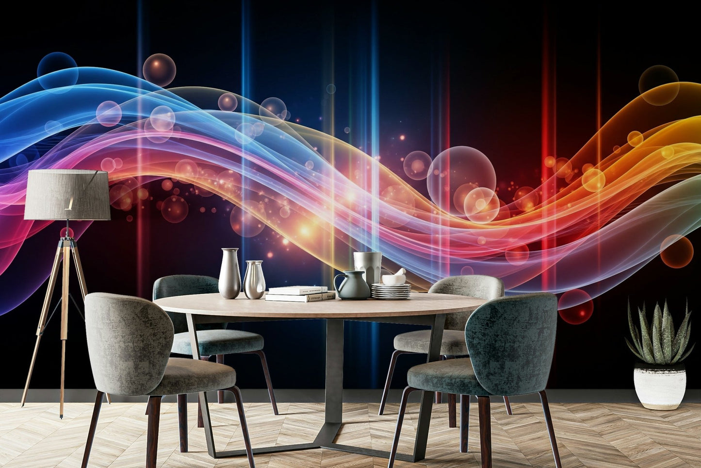 The lines are soft, not sharp.
