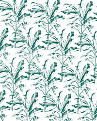 Wall mural with handcrafted botanical textures

