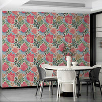 Nature-themed wall design with lush floral appeal, GD928