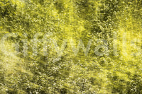 Lush Green Abstract Nature Art - Textured Blurred Landscape Print Wall Mural