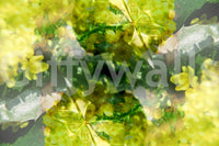 The Lush Floral mural makes a unique, artistic statement with its design.

