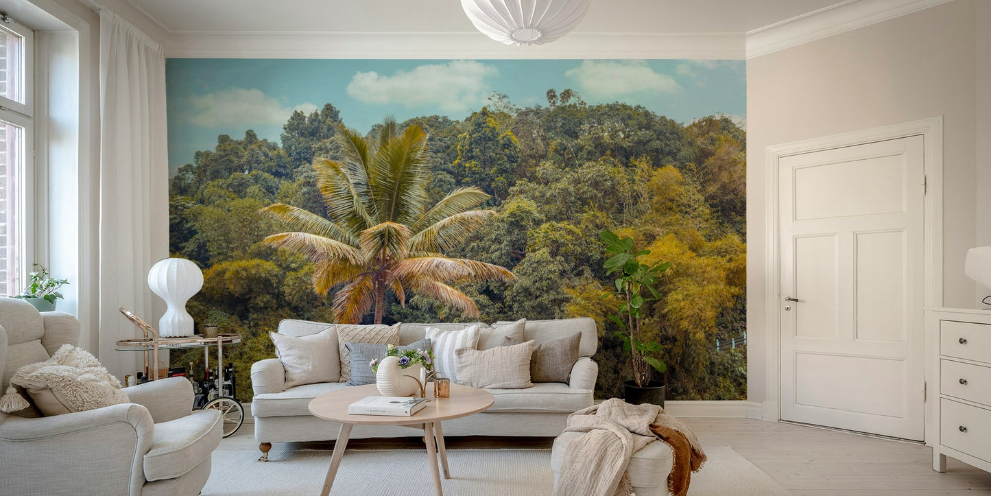 The composition provides a sense of depth and perspective.

