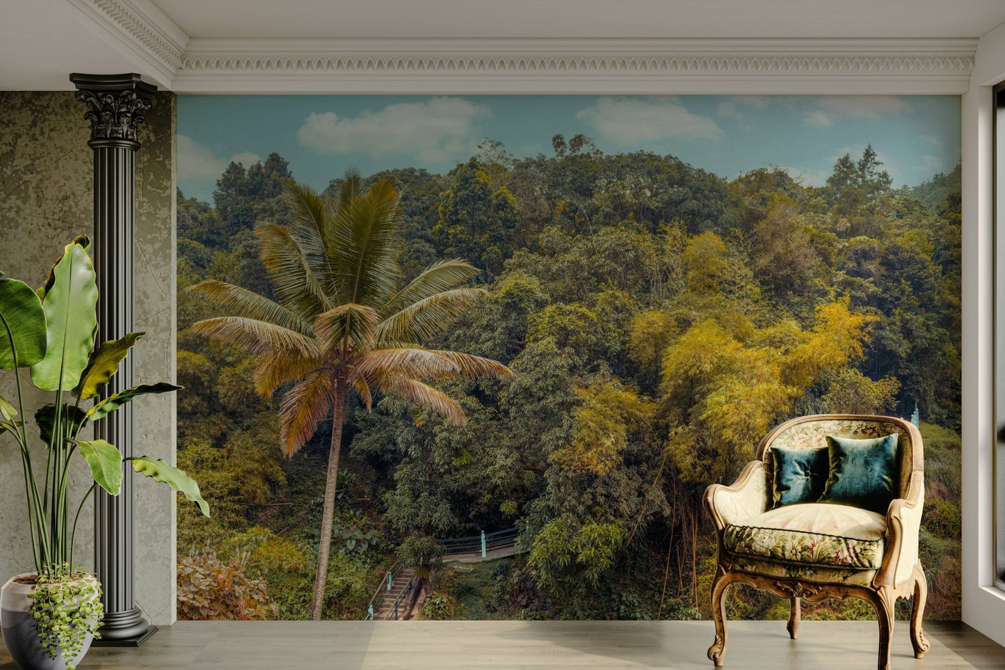 The overall atmosphere is fresh and invigorating.

