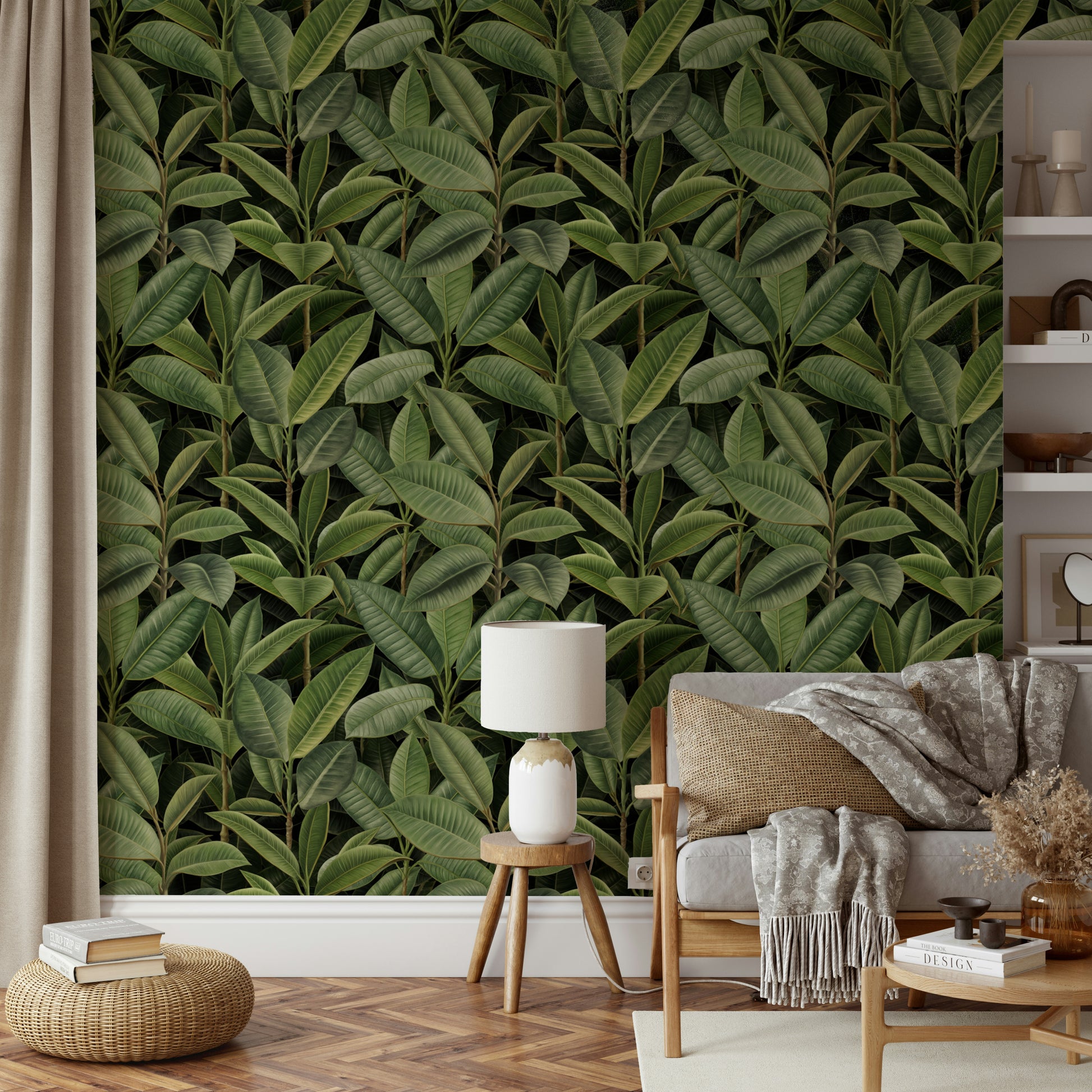 Wallpaper for walls with a peaceful, natural feel

