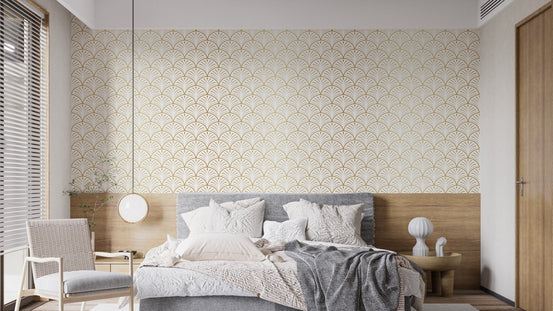 Classic art deco wallpaper with arches
 A983