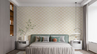 Luxurious gold art deco wallpaper design
