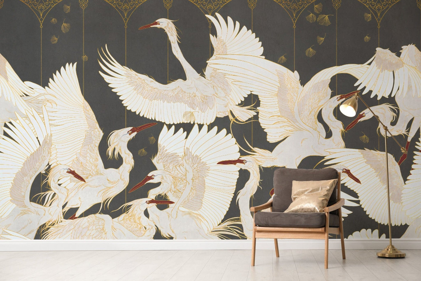 "Soft-tone torn paper wallpaper for walls"
