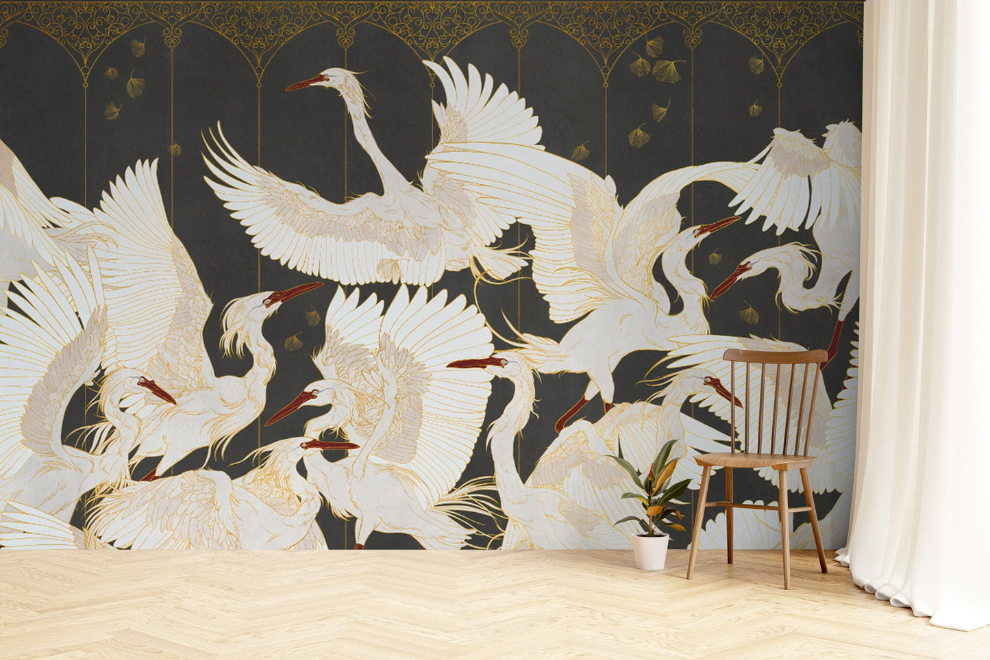 "Minimalist abstract wallpaper with torn paper"
