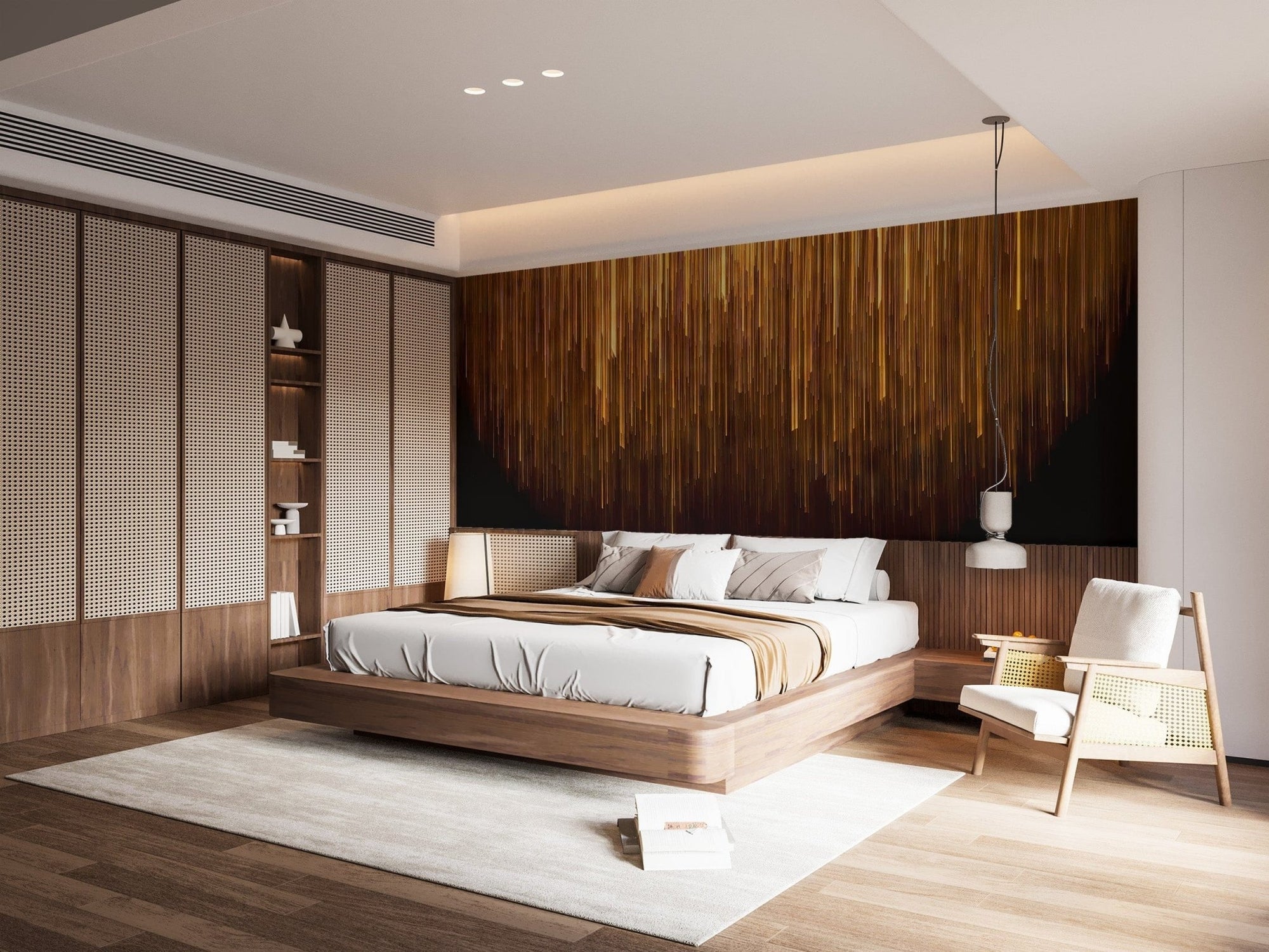 Luxury Gold 3D Wallpaper Mural C406