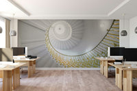 An artistic minimalist mural for home decor.

